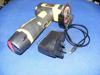 Mini Cordless Angle Grinder Polishing and Cutting Machine 12v Battery & Charger