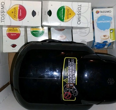 Bosch Tassimo Single Serve Coffee Maker Brewer TAS1202UC/01 With Extras! TESTED 