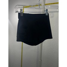 BCG Girls Black Athletic Compression Shorts XS 6-6X Performance Gymnastics Dance