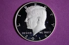 ESTATE FIND 2016 S PROOF SILVER KENNEDY HALF DOLLAR #K58920