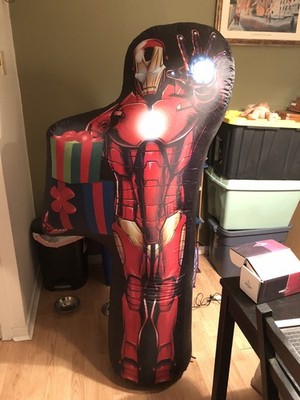 Iron man Marvel Avengers Holiday Christmas Inflatable 5 Foot In Box