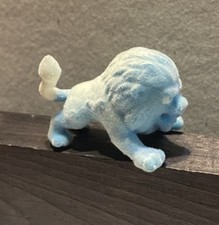 Dino Ice Age Smashers Rare Micro Zuru the Frozen Siberian Lion fuzzy flocked