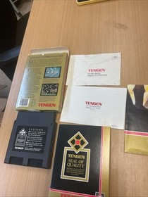 1985 NINTENDO NES TENGEN GAUNTLET CIB CART MANUAL BOX