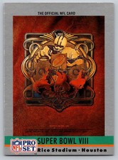 1990 Pro Set #8 Super Bowl Super Bowl Collectibles