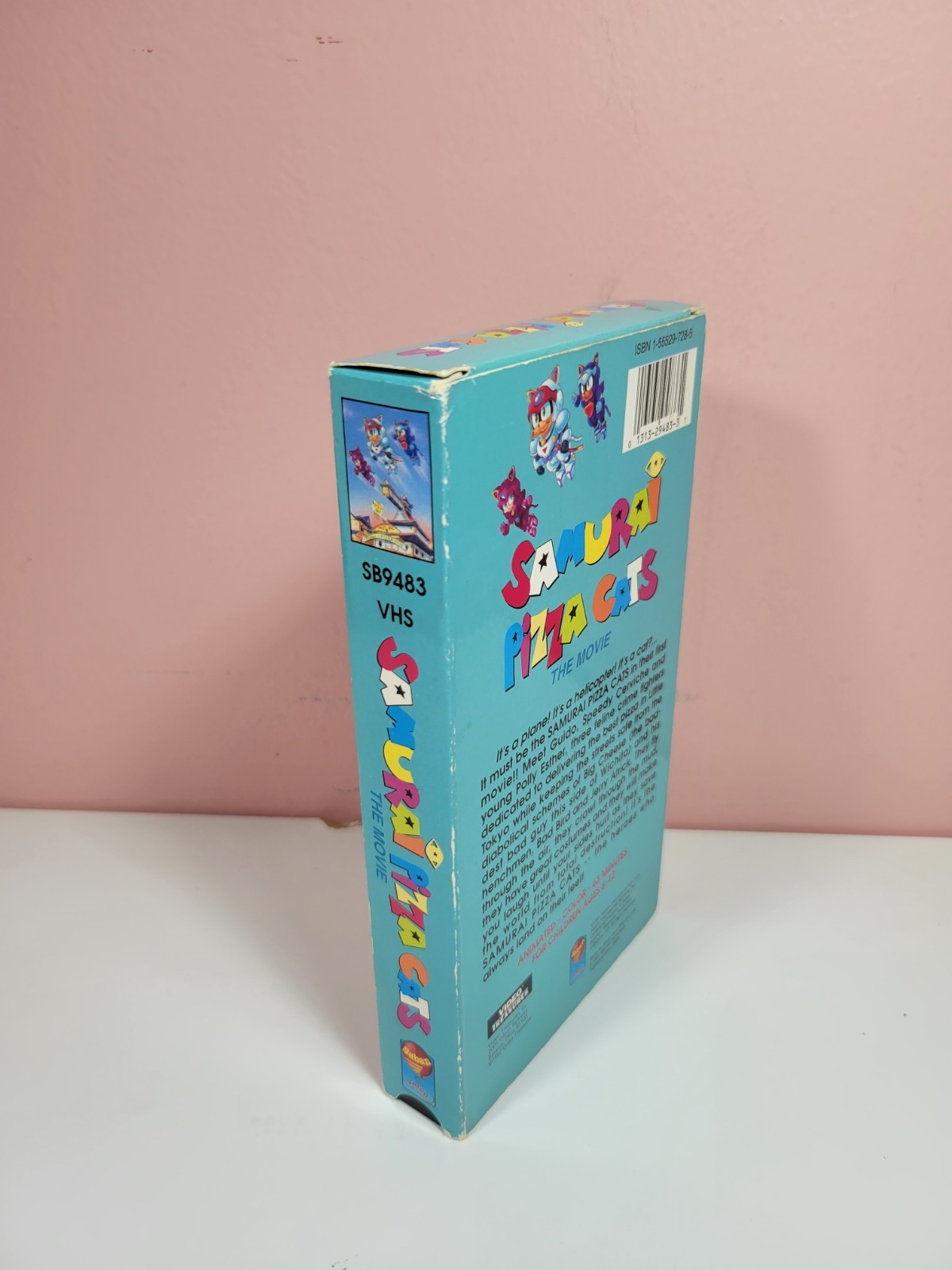 1991 Saban SAMURAI PIZZA CATS The Movie VHS