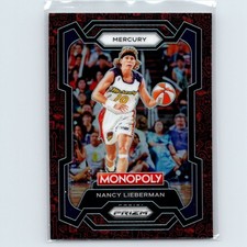 2024 Panini Prizm Monopoly WNBA Nancy Lieberman #27 Classic Red Icons Mercury