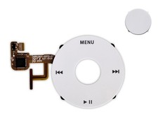 iPod Classic White Click Wheel / Center Button Flex Apple 5th 5.5 Gen Video