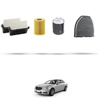 Hoffcar Wartungsset - 4 Filter Kompatibel Mit Mercedes Klasse E (W212) 350CDI