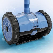 (2025 Upgrade) Automatic Suction-Side Pool Vacuum Cleaner, Powerful Wall-Clim...