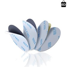 Durable Double-Sided Adhesive Circles   4 Pack, Ideal for Various Surfaces