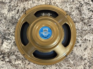 Celestion Gold G12 Alnico 50-watt 8-ohm 12-inch Guitar Amplifier Speaker MINT