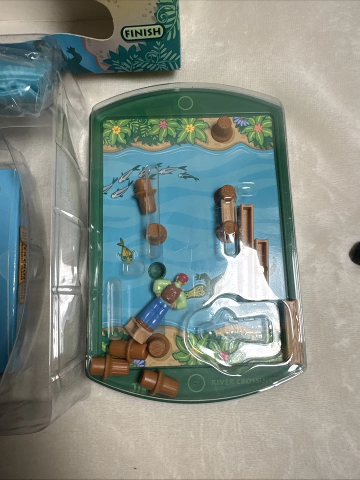 Rare River Crossing Perilous Plank Logic Game COMPLETE Thinkfun 2002 Puzzles New - Image 2 of 4