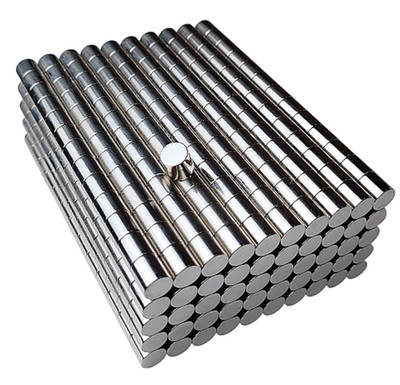 10 Stück Neodym Ø8x8mm Magnet-Scheiben/Stab Stark Magnete Rund NdFeB N35