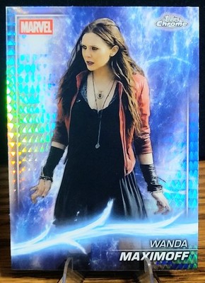 2025 Topps Chrome Marvel Studios #52 Wanda Maximoff Prism Refractor