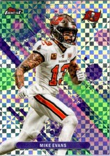 Mike Evans 2025 Topps Finest Common X-Fractor Base #93 - Buccaneers