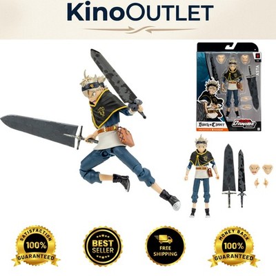 Black Clover Asta Figure - 30+ Articulation, Swappable Faceplates & Accessories