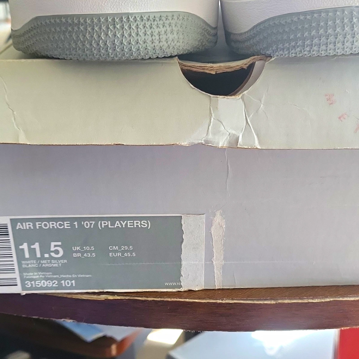 Nike Air Force 1 '07 Players White for Sale | Authenticity