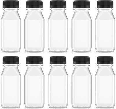6 Ounce Plastic Juice Bottle Drink Containers 5 Pcs Juicing Bottles Clear 