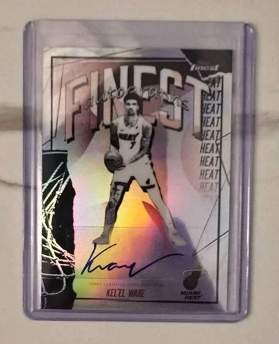 2025-26 Topps Finest - Finest Autographs #FAU-KW Kel’el Ware Refractor Auto