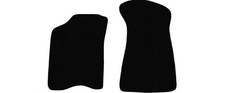 Vorne Veloursfußmatten für Audi 90 1984-1991, Schwarz Velour