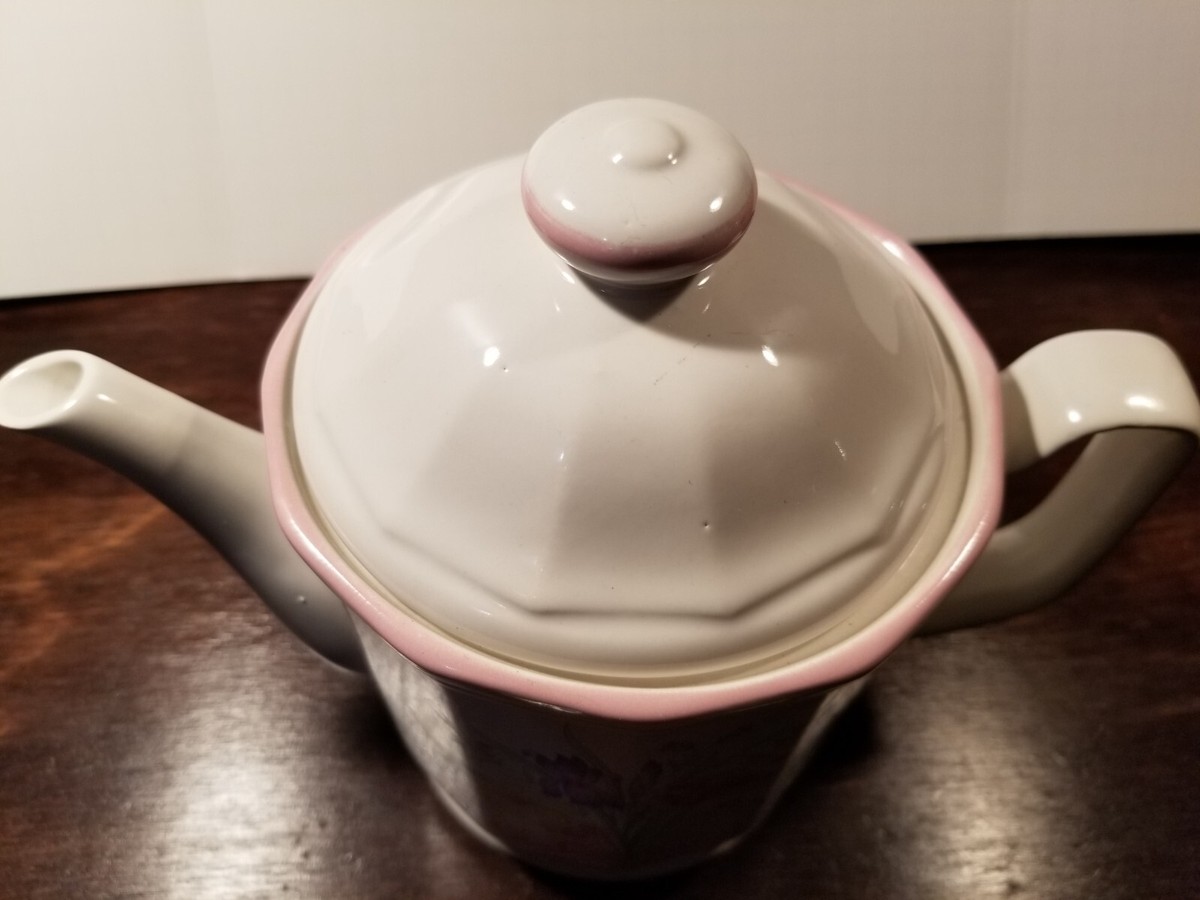 サンズヴィンテージティーポットBIGサイズ Vintage VICTORIAN FLOWERS TEA POT WITH LID BY SARMA STUDIOS