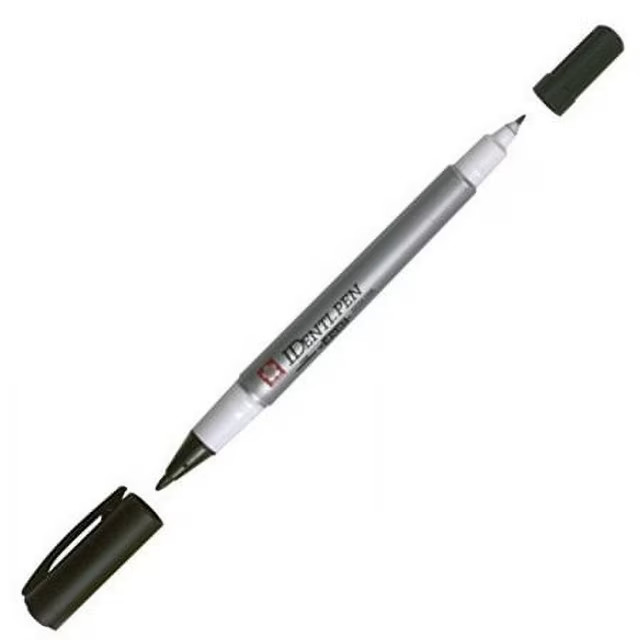 Sakura Identi Pen 44101  Black Marking Pen Dual point