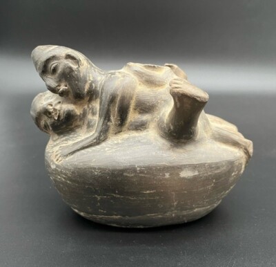 Pre Columbian Chimu Culture Peru Erotik Vase, 850-1480 AD (A114)
