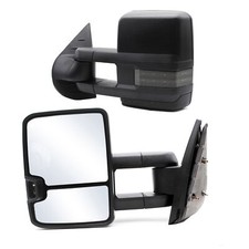 Set Tow Mirrors Fit 2010 2011 Chevrolet Silverado 2500 3500 Manual Fold