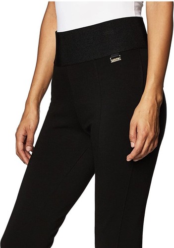 Calvin Klein Power Stretch Modern Pull On Pants Slim Leg Black Size M NWT |  eBay