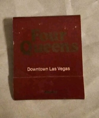 VTG Book of Matches Matchbook Four Queens Hotel Casino Las Vegas NV