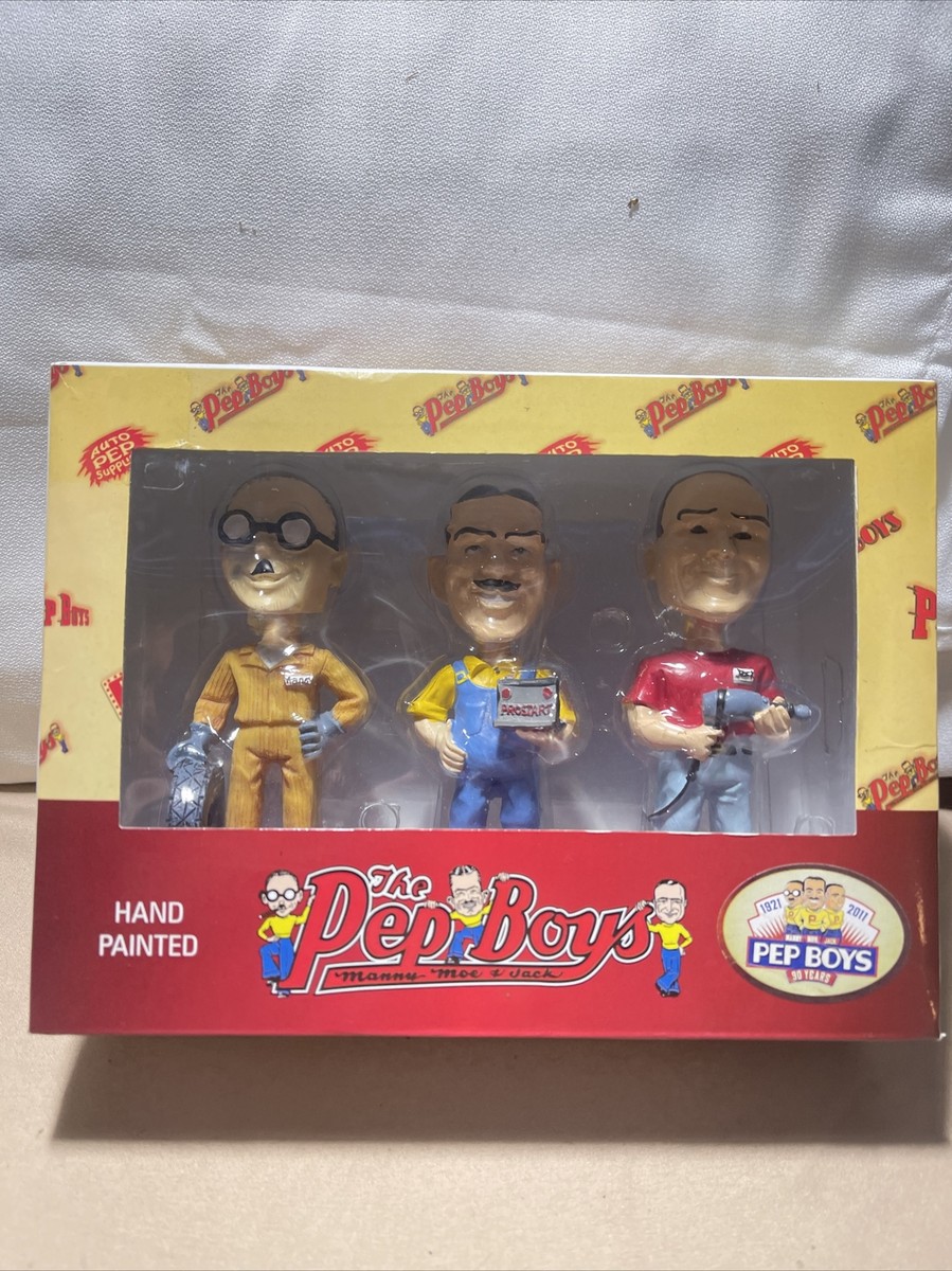 PEP BOYS ペップボーイズ 希少 レア アメリカ ビンテージ 巨大 店舗人形 看板 オブジェ Manny Moe and Jack The Pep Boys Fiberglass Wall Decor | eBay