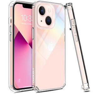 For iPhone 14 13 Pro Max 11 XS Max Clear Case Slim Hard Shockproof Rugged Cover - Click1Get2 Mega Discount