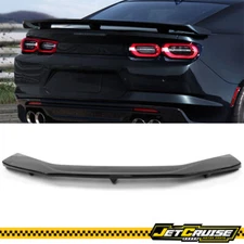 Fits 16-24 Chevy Camaro ZL1 Style Gloss Black Rear Trunk Spoiler Wing ABS