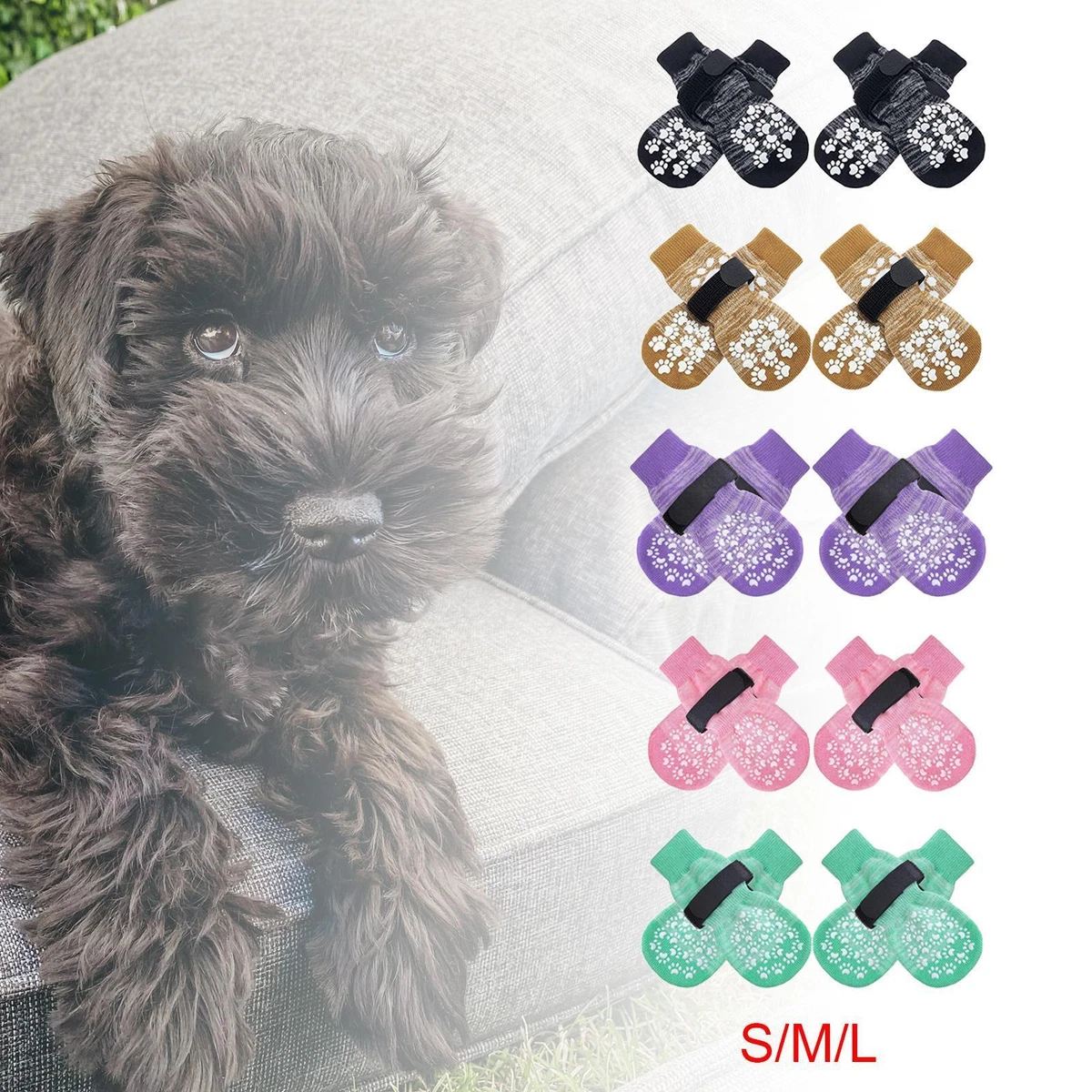 Dog Grip Socks Non Slip Dog Booties Prevent Licking and Scratching