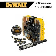 DeWalt Screwdriver Bits Set Pozi x25 + Magnetic Bit Holder Pozi 2