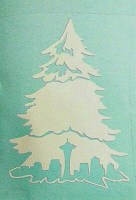 PNW PACIFIC NORTHWEST PINE TREE VINYL DECAL STICKER Car Mountains ...