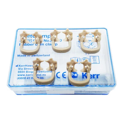 5pc/box Dental Kerr Soft Clamp Universal Rubber Dam Sundries Molar Teeth Polymer