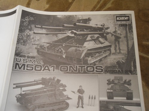DRACHE U.S.M.C. M50A1 ONTOS BAUANLEITUNG NUR HANDBUCH - Bild 2 von 8