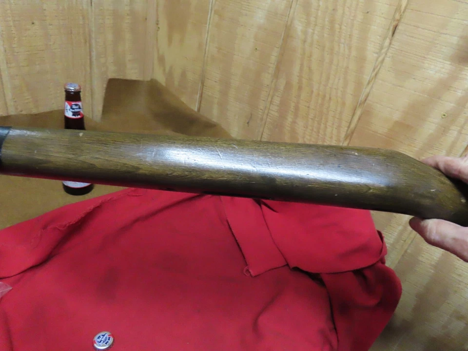 Antigo Stevens 056, Buckhorn, estoque de rifle .22, ponta preta de madeira, mira ~GD+🤠S6.4.25 - Imagem 3 de 4
