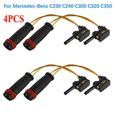 4x Front Rear Brake Pad Wear Sensors for Mercedes-Benz C230 C240 C300 C320 C350