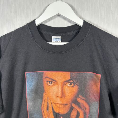 Gildan Michael Jackson 2001 Mens L 30th Anniversary The Solo Years T Shirt VTG - Picture 2 of 7