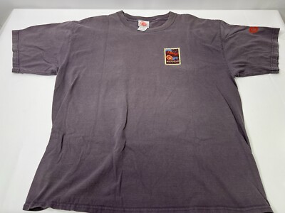 Vintage Rietveld Mens XL Gray Route 66 90s T Shirt