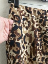 Leopard Slim Skirt Size 2 KNEE LENGTH 27 Inches MERONA COTTON SPANDEX BODYCON