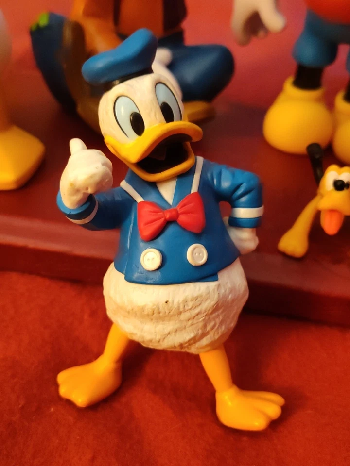 Lote De 6 Figuras De Goma PVC Disney De Colección - Mickey, Pato Donald, Goofy y Plutón Foto 3 de 4