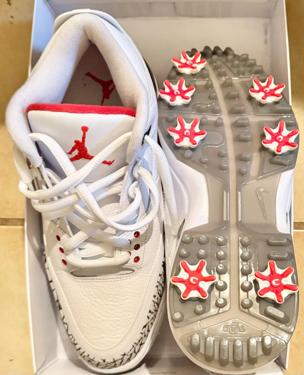 NIKE JORDAN 3 GOLF WHITE CEMENT US9.5 美品 Jordan 3 Golf White Cement for Sale | Authenticity Guaranteed | eBay