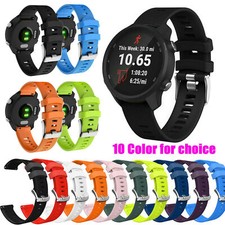 Silicone Watch Band Strap for Garmin Forerunner 245M / 245 / 645 / 645 MUSIC