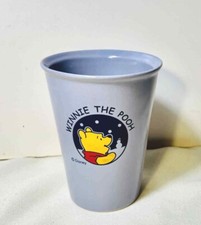 Disney WINNIE THE POOH Ceramic Lavender Toothbrush Holder Drinking Glass 