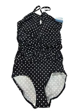 Ruby Ribbon Riviera Swimsuit Size 6 #1971 Polka Dot NEW