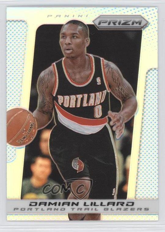 2013-14 Panini Prizm Silver Prizm Damian Lillard #19