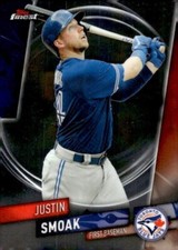 2019 Topps Finest #82 Justin Smoak Toronto Blue Jays